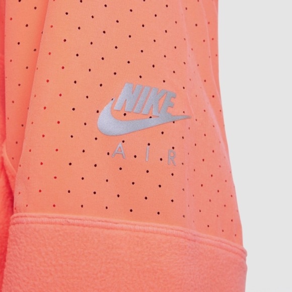 Nike Air Midlayer Women’s Running Top – Bright Mango/Reflective Silver - Picture 6 of 11